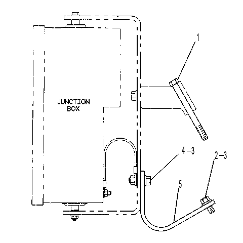 MOUNTING GP-JUNCTION BOX 7E8543 CAT
