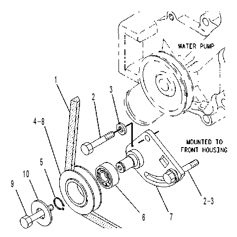 DRIVE GP-WATER PUMP 7E3291 CAT