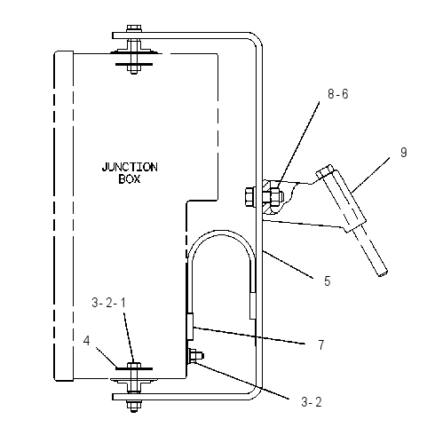 MOUNTING GP-JUNCTION BOX 7E8093 CAT