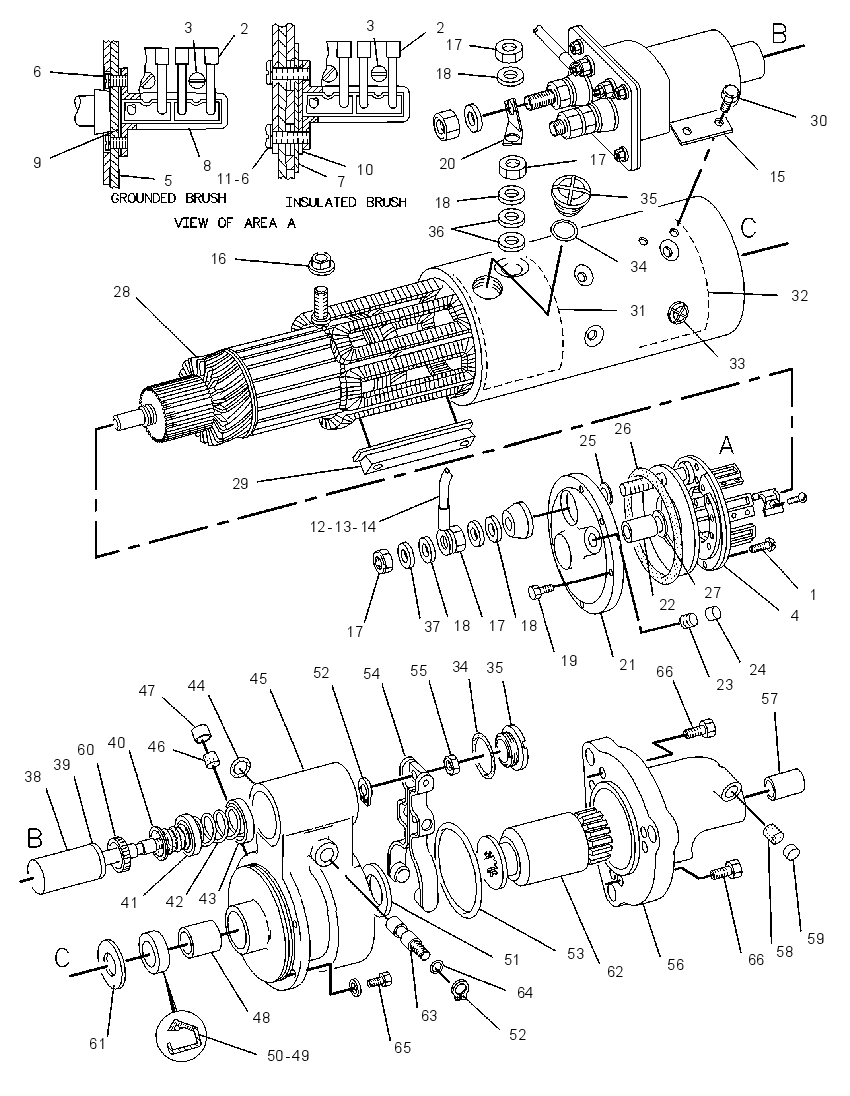 Стартер электрический 3T2661 CAT
