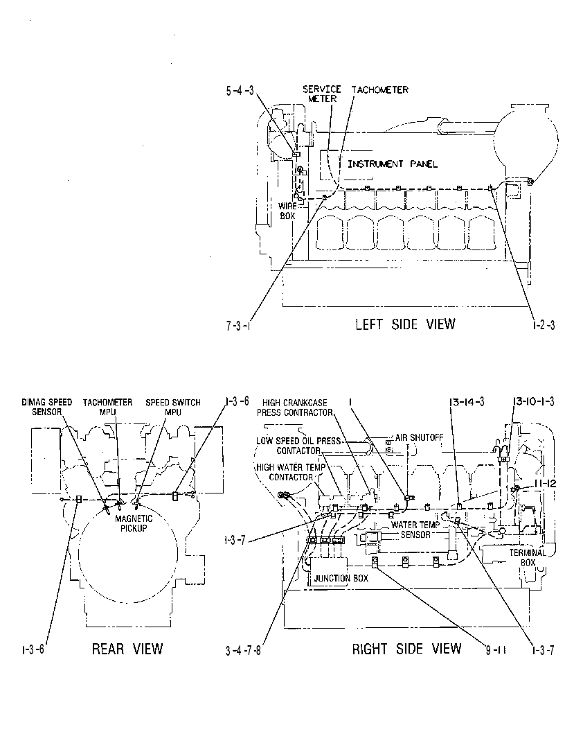 Крепёж жгута проводов 4P5580 CAT