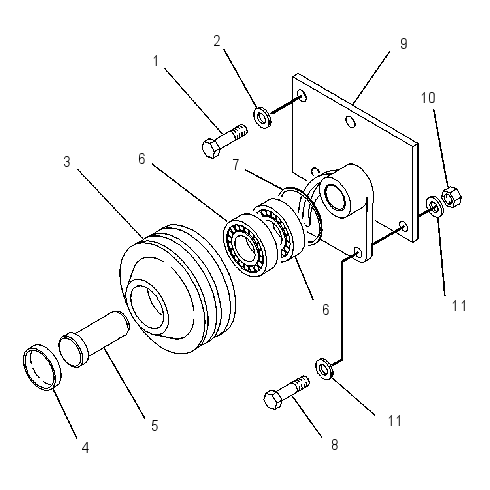 DRIVE GP-WATER PUMP 7E8316 CAT