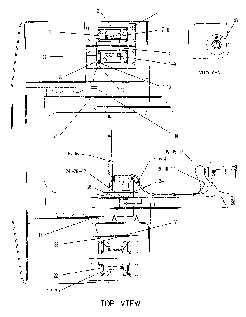 Аккумулятор с проводкой 9C9661 CAT
