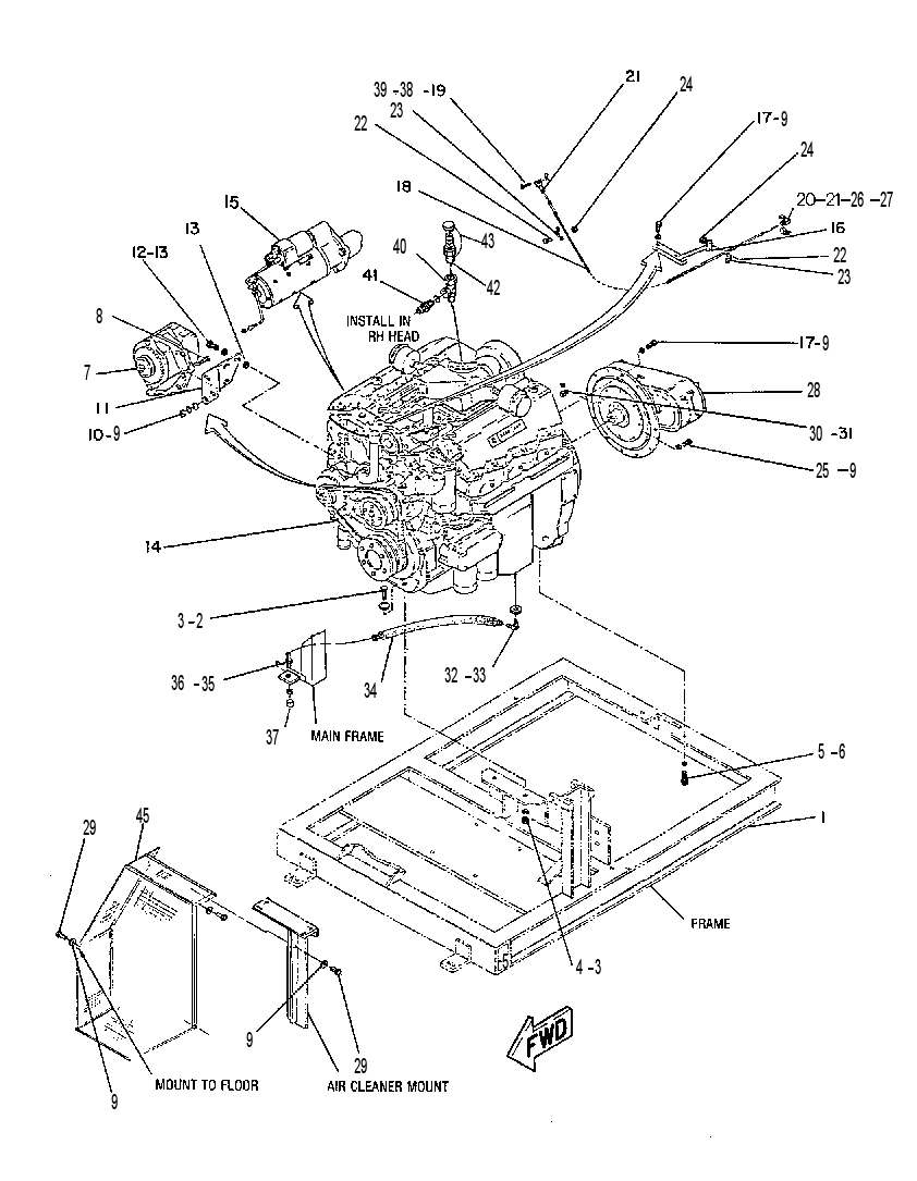ENGINE GP 7R3056 CAT