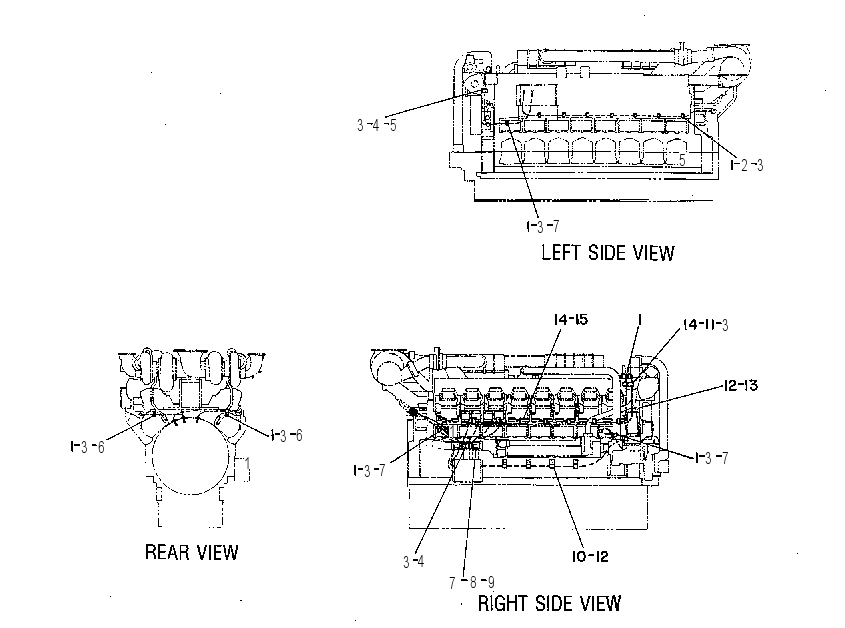 Крепёж жгута проводов 4P3573 CAT