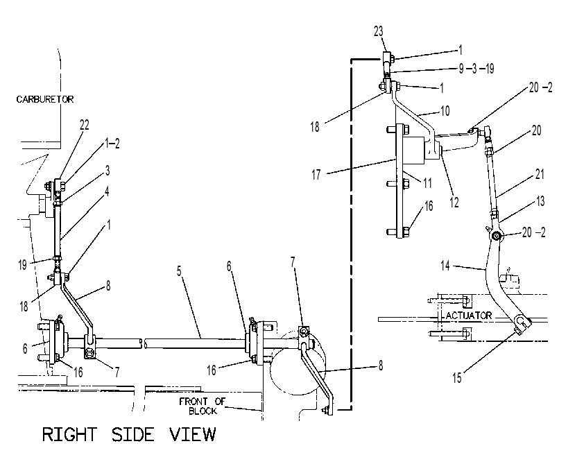 CONTROL GP-CARBURETOR 7E1355 CAT
