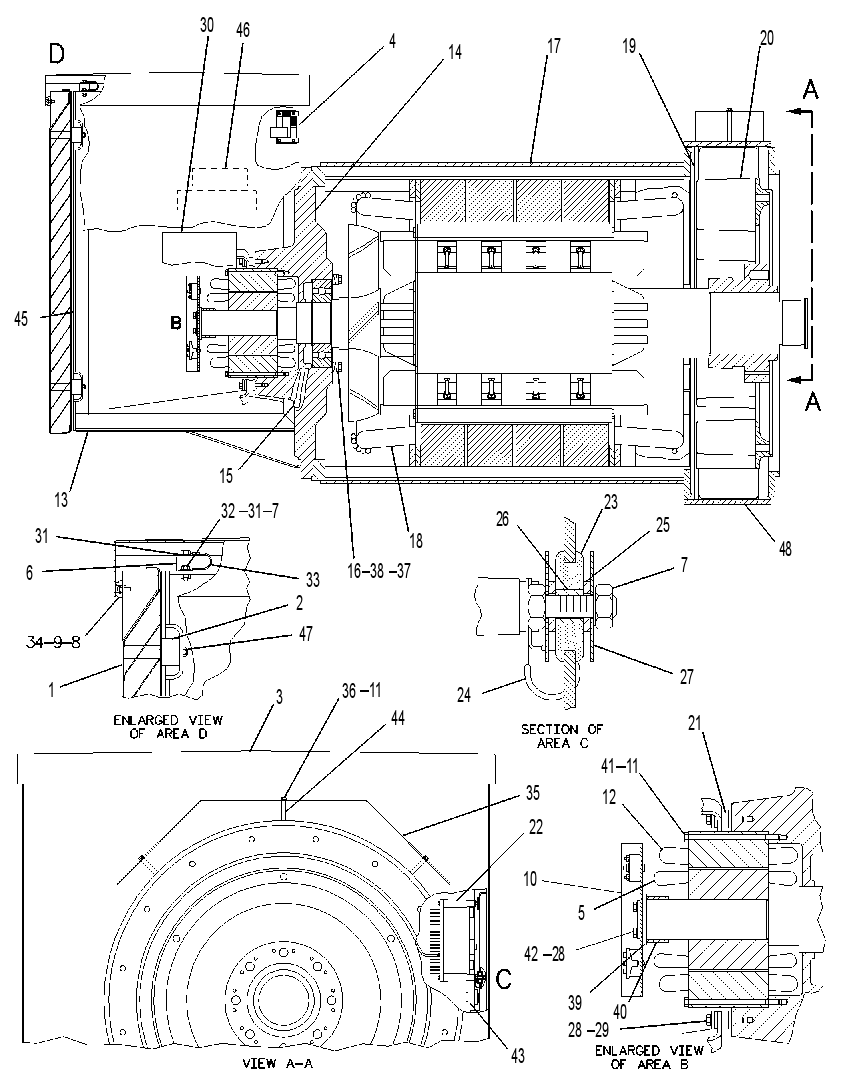 Генератор 4P2240 CAT