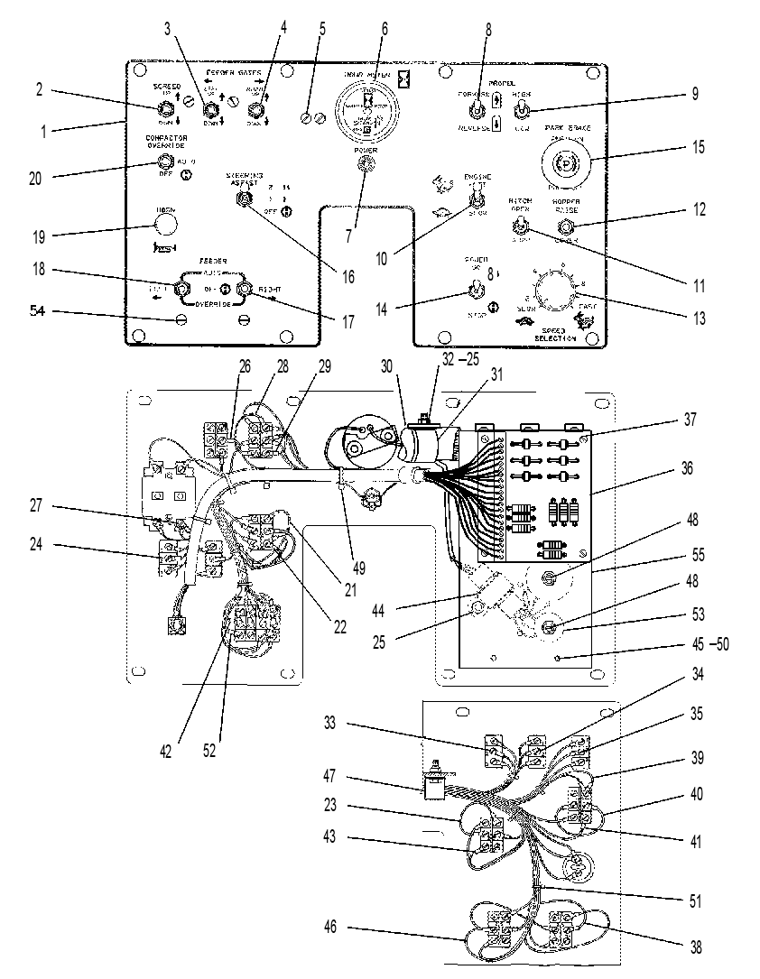 Панель управления 6R0105 CAT