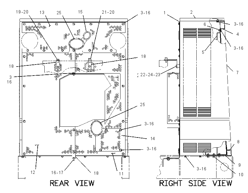ENCLOSURE GP-RADIATOR 4P0941 CAT