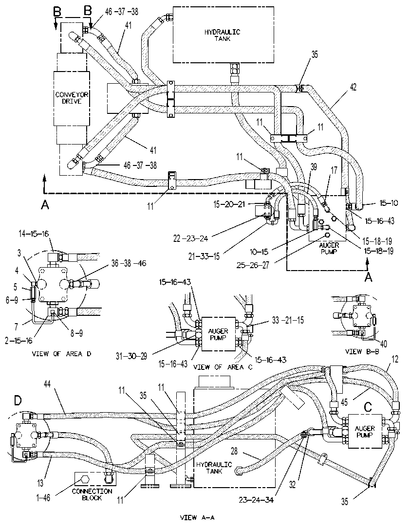 LINES GP-AUGER 6R3332 CAT