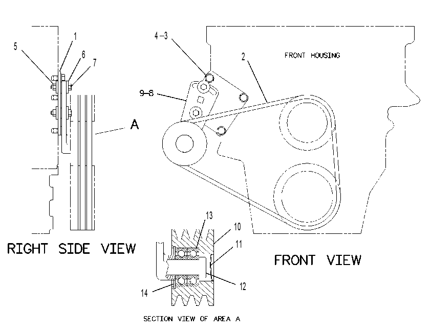 DRIVE GP-WATER PUMP 7E9031 CAT
