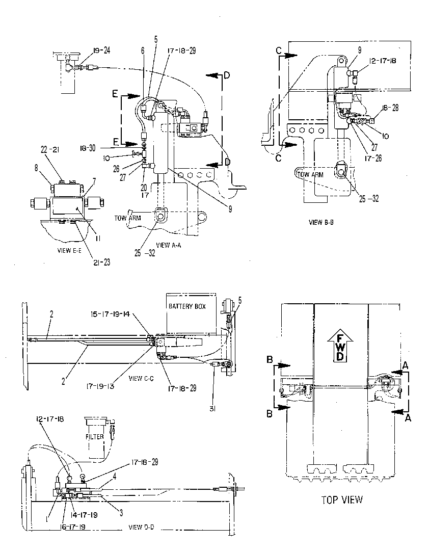 CONTROL GP-HYDRAULIC TOW POINT 0868884 CAT