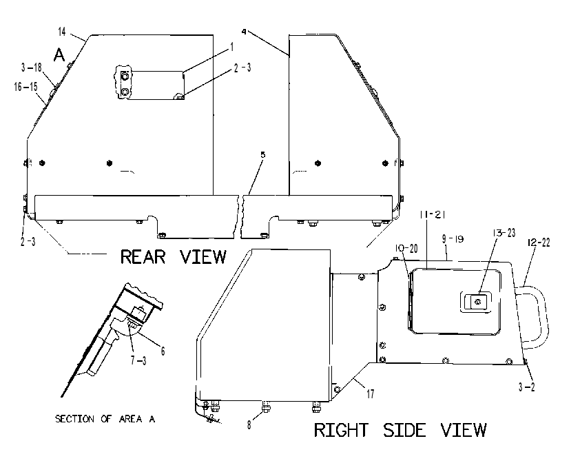 Крышка смотровая 8G4315 CAT