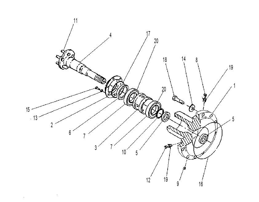 DRIVE GP-ROTOR 1G6906 CAT