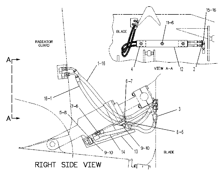 LINES GP-TILT 9U8224 CAT