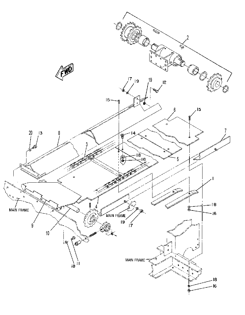 CONVEYOR GP-DRAG 7R2968 CAT