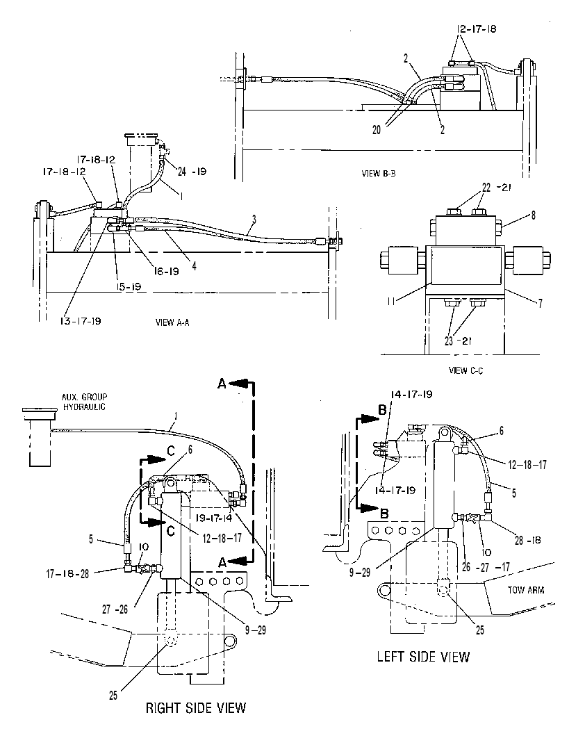 CONTROL GP-HYDRAULIC TOW POINT 7R3686 CAT