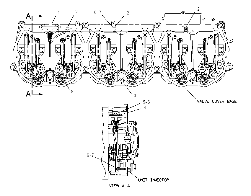 Проводка насос-форсунок 6I2866 CAT