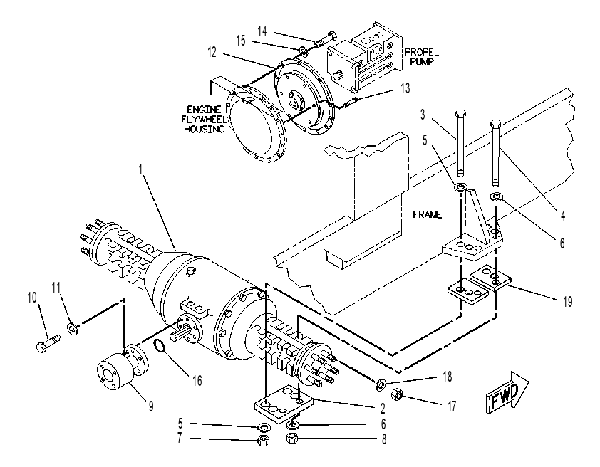 DRIVE TRAIN GP 7X8095 CAT