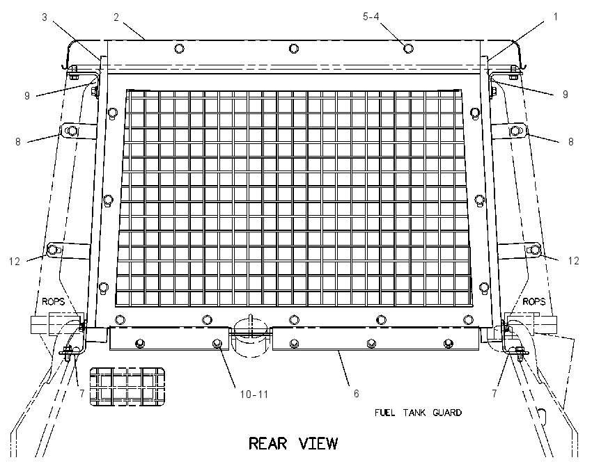 Защитная сетка 8E8020 CAT