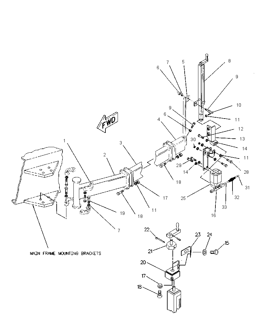 SUPPORT GP-GRADE SENSOR 0869861 CAT