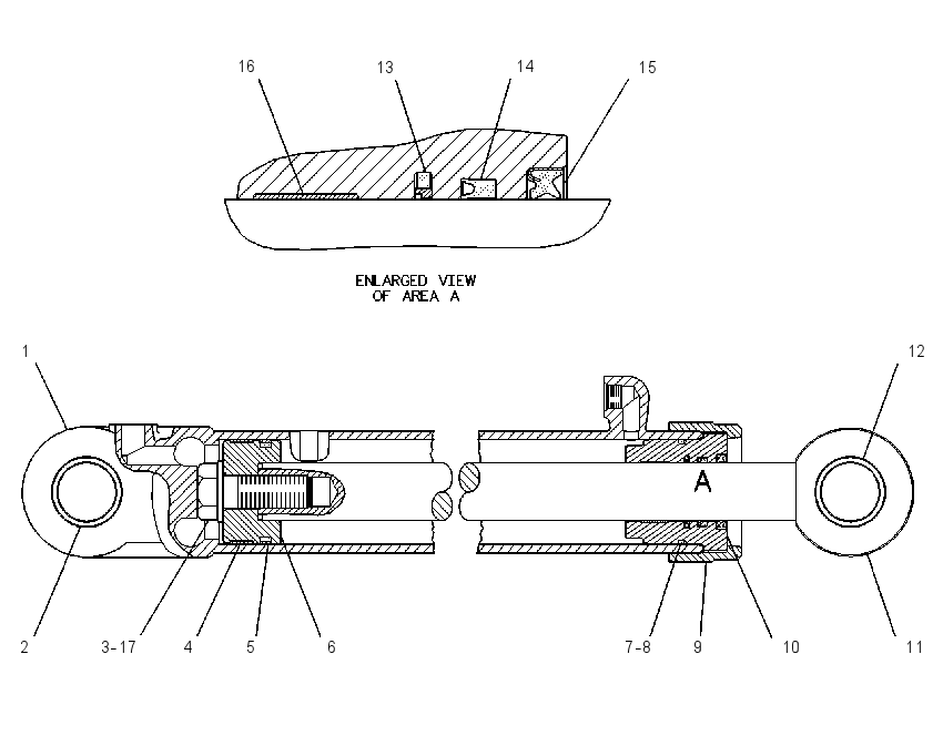 CYLINDER GP-ARCH 6E3285 CAT