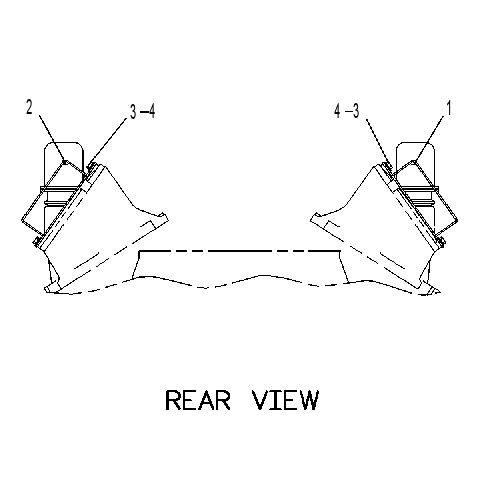 Крепление воздушного фильтра 4P7925 CAT