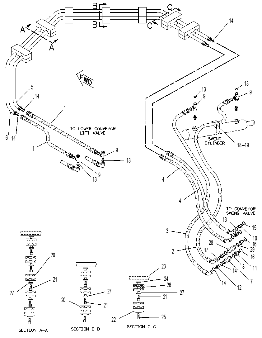 LINES GP-ATTACHMENT 1G6483 CAT