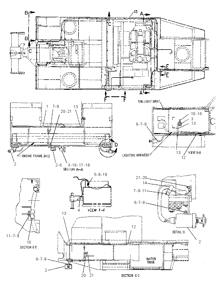 ELECTRICAL GP-STOP WARNING 7R9708 CAT