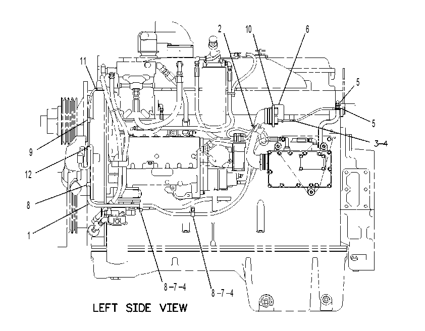 Проводка двигателя 6I1147 CAT