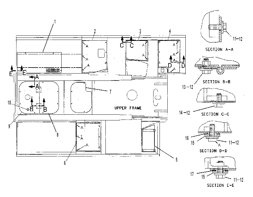 Защита нижняя 7I0447 CAT