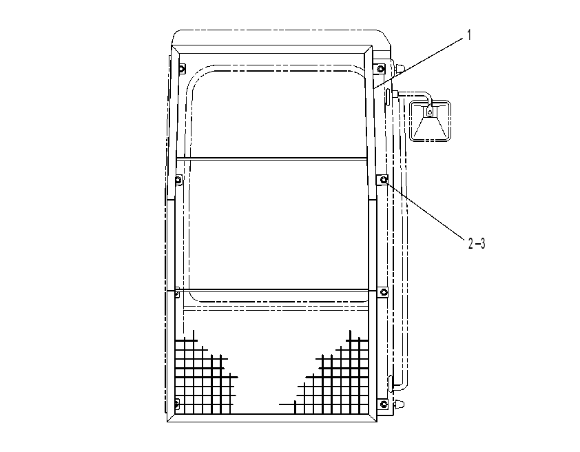 Защита окна 6I5460 CAT