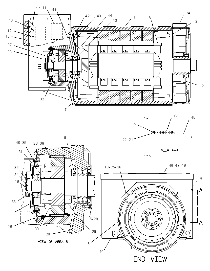 Генератор 7C2618 CAT