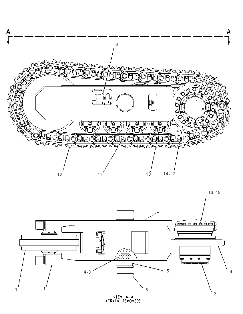 Гусеница 7R9158 CAT