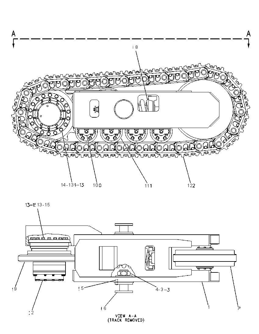 Гусеница 7R9159 CAT