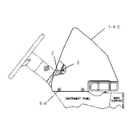 COVER GP-DASH 9U1701 CAT