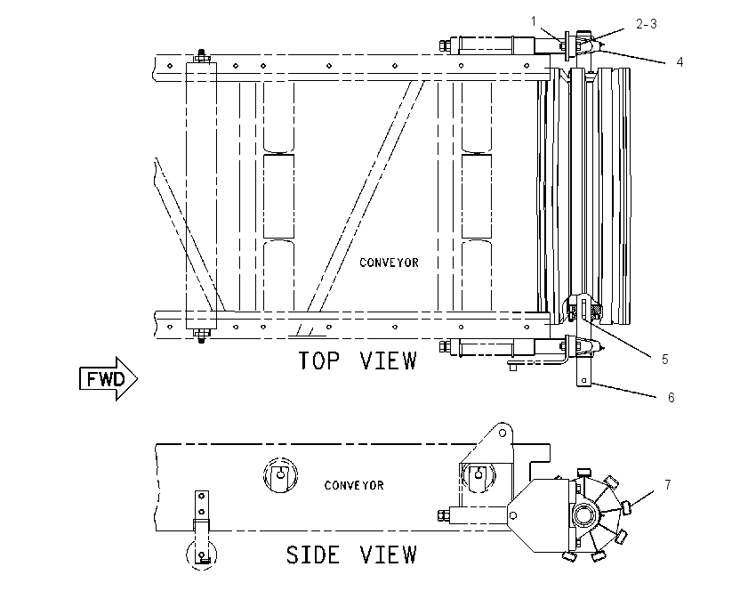 PULLEY GP-CONVEYOR 0870030 CAT