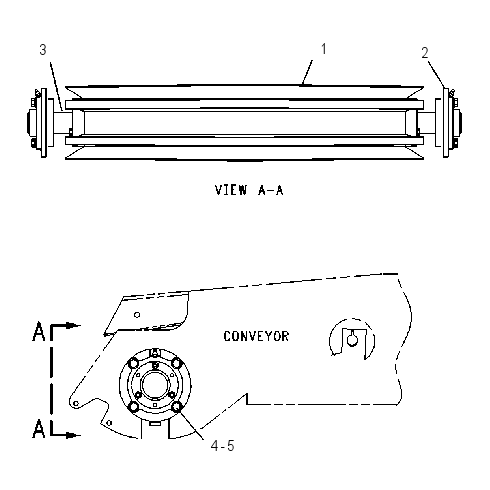PULLEY GP-CONVEYOR 0870029 CAT