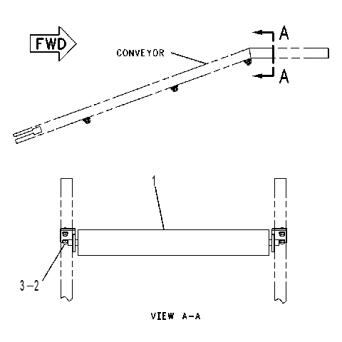 IDLER GP-CONVEYOR 0870053 CAT