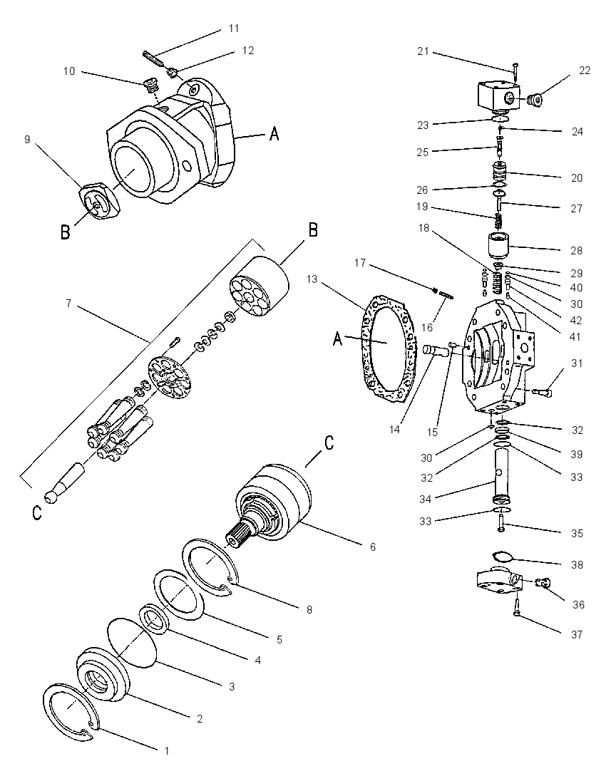 MOTOR GP-HYDRAULIC 1049523 CAT