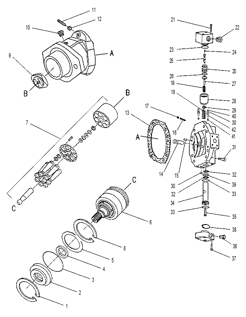 MOTOR GP-HYDRAULIC 1049524 CAT