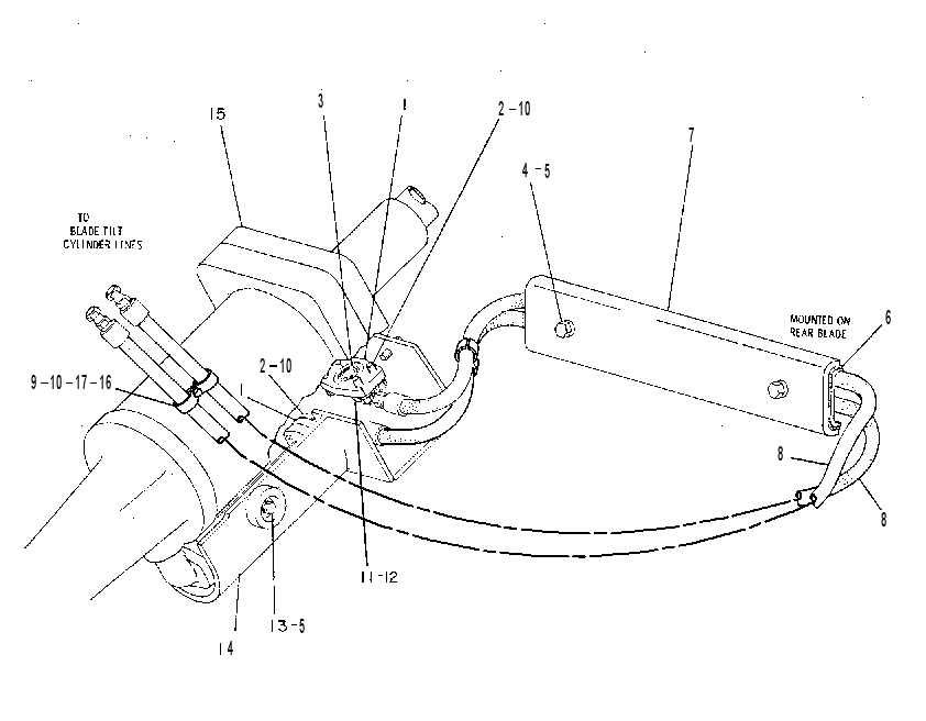 CYLINDER AR-TILT 2Y8590 CAT