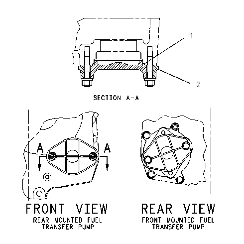 COVER GP-HYDRAULIC PUMP DRIVE 1034671 CAT