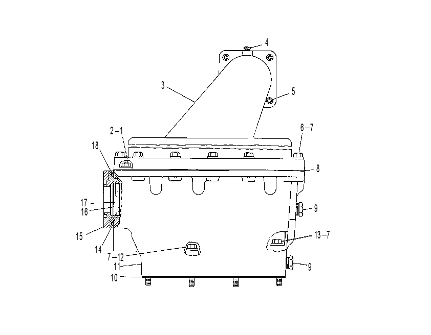 AFTERCOOLER GP 1044226 CAT