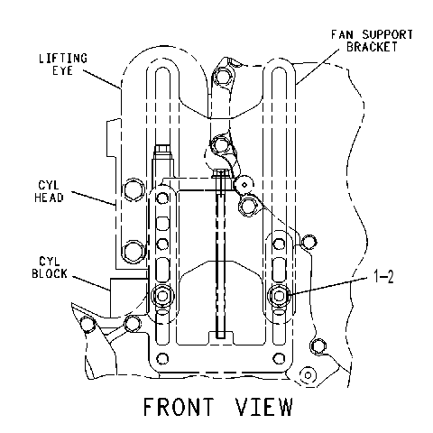 FASTENER GP-FAN DRIVE 1034703 CAT