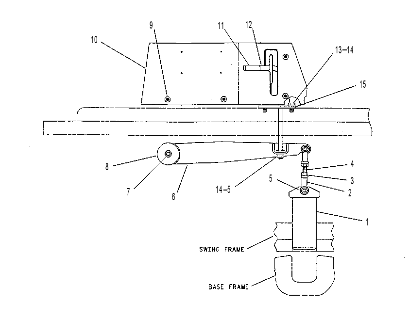 LOCK GP-SWING 7Y8712 CAT