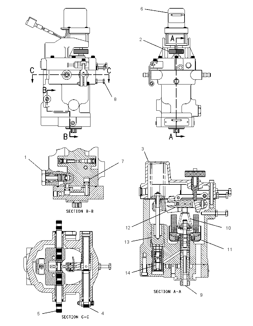Регулятор оборотов 6I1101 CAT