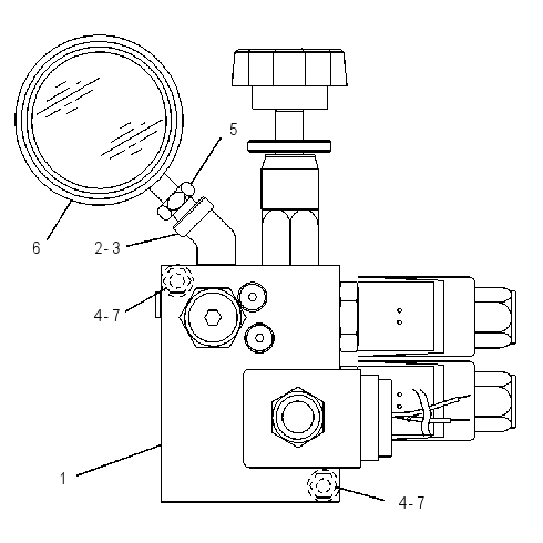 VALVE & MTG GP-MOLDBOARD 1G7913 CAT