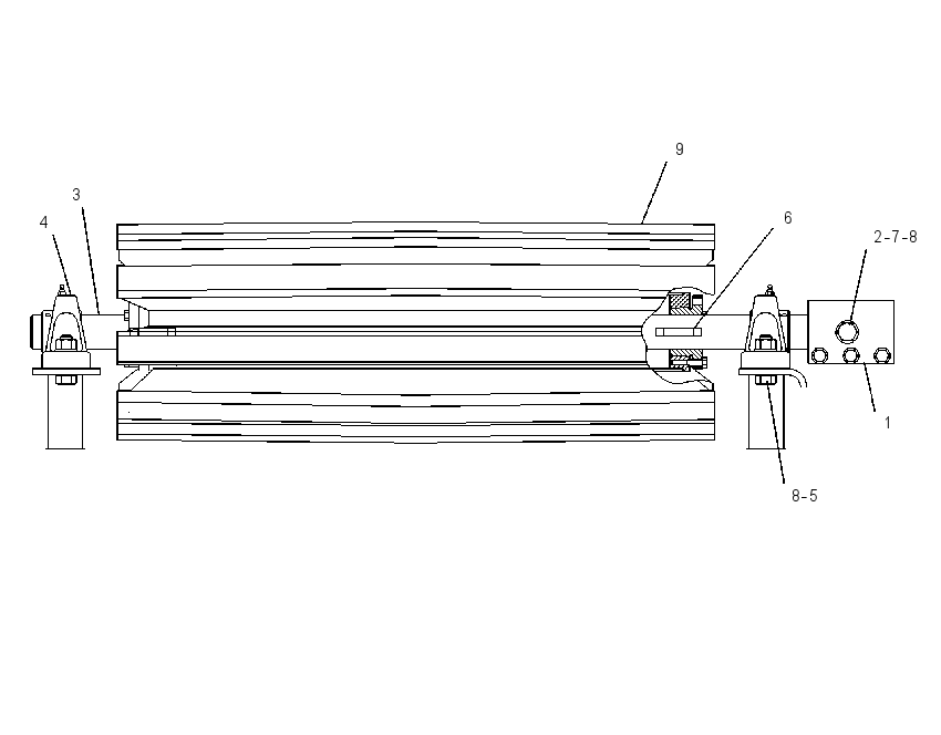 PULLEY GP-CONVEYOR 0870485 CAT