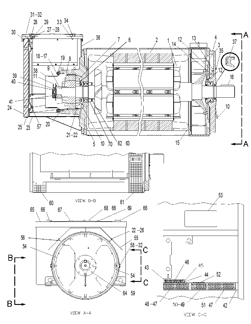 Генератор 4P7270 CAT